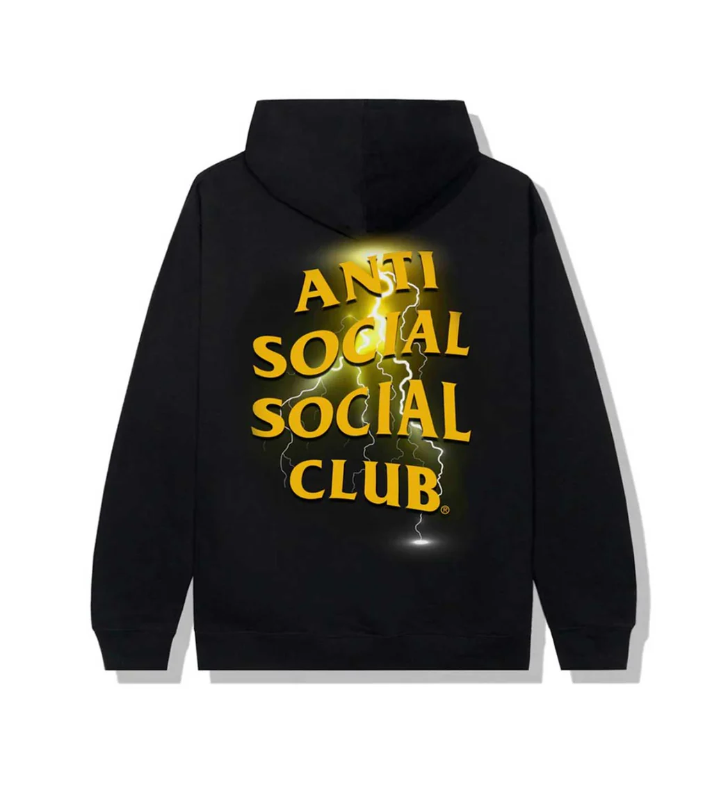 ASSC Lightning Twisted Hoodie BlackYellow