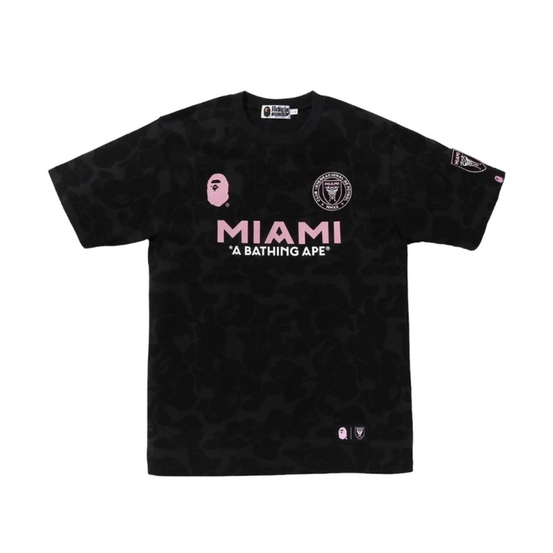 Bape x Inter Miami CF Camo Tee Black