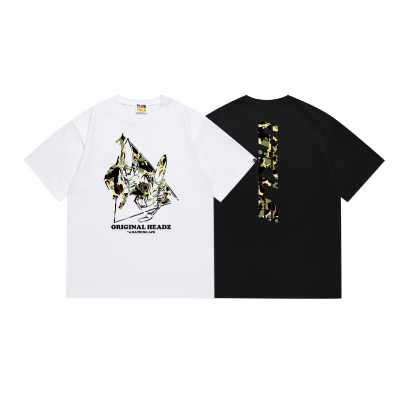 Bape x UNKLE POINTMAN Logo T-shirt WhiteBlack