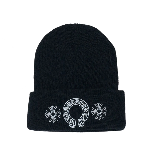 Chrome Hearts Horse Shoe Beanie Black
