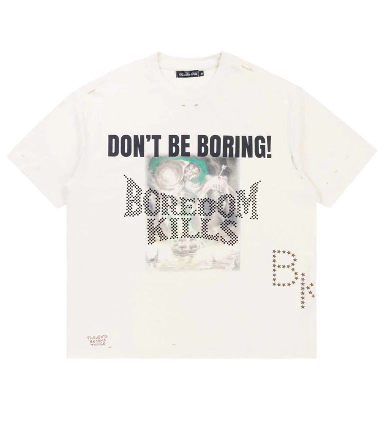 Boredom Kills Grim Tee Cream