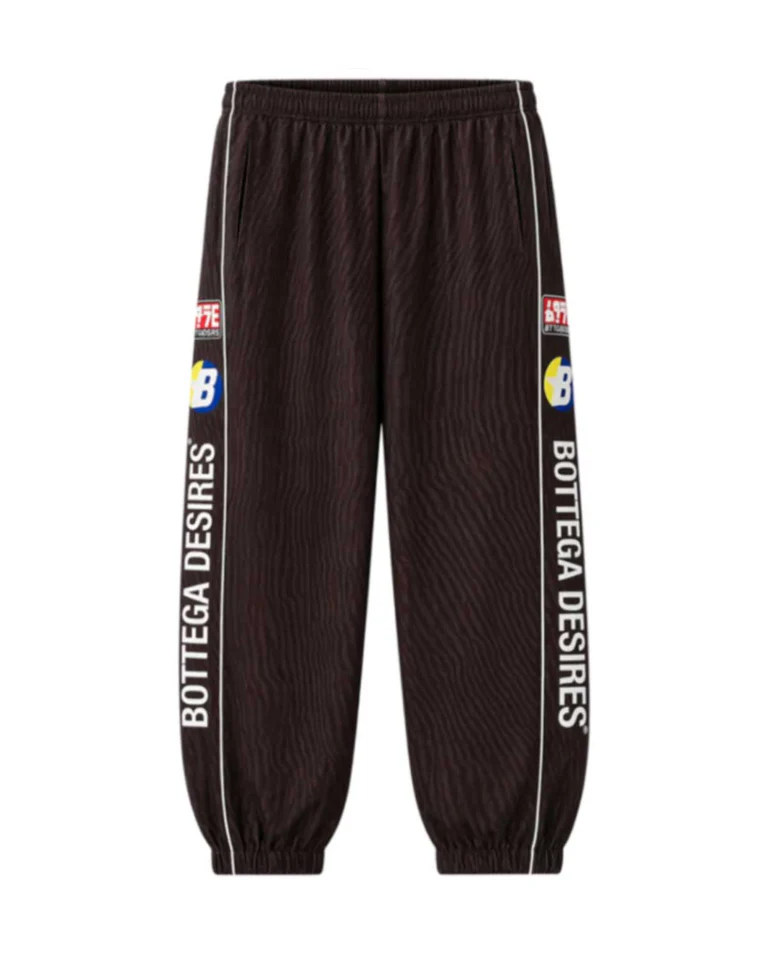 Bottega Desires Race Track Pants Black