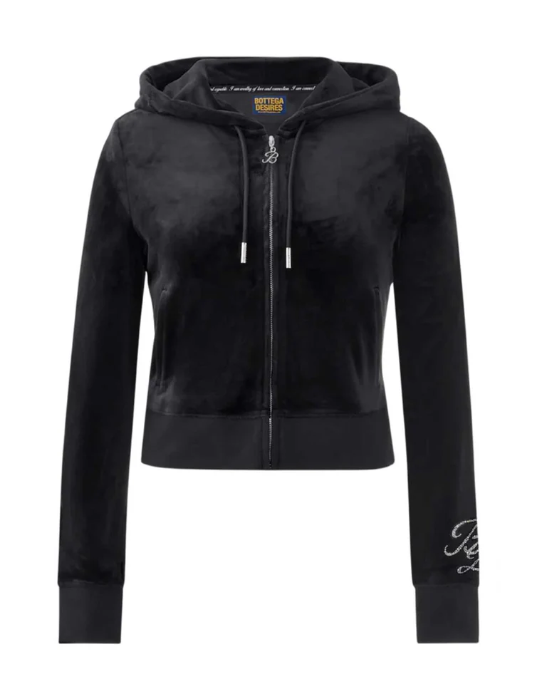 Bottega Desires Women’s Velour Jacket Black