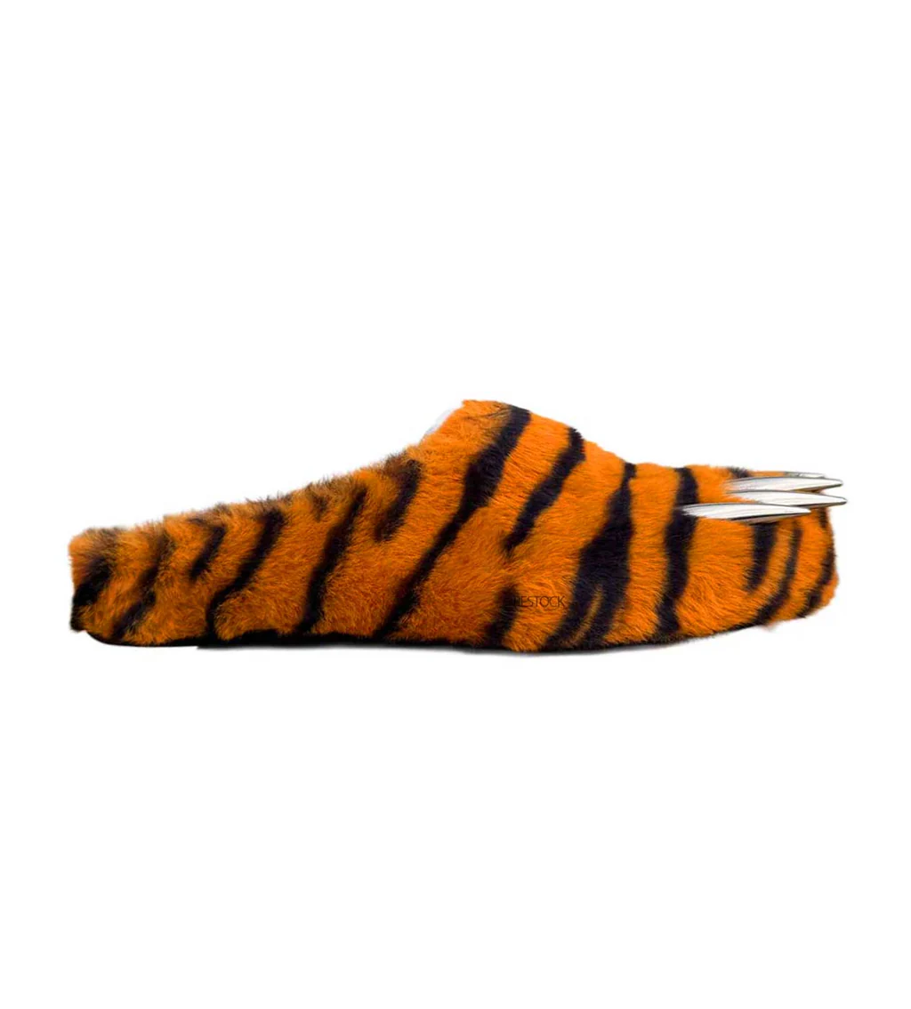 Bravest Studios x Glo Gang Tiger Bear Claw Mule Orange