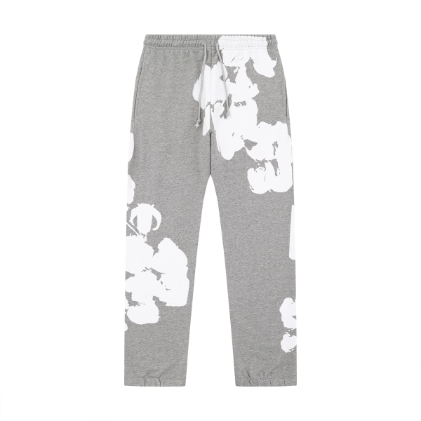 Denim Tears Big Cotton Wreath Hoodie Sweatpant Set 5671-8215 Grey