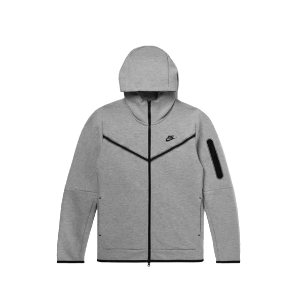 Nike Sportswear Tech Fleece Full Zip Hoodie & Joggers Set Dark Gray