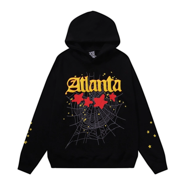 Sp5der Atlanta Hoodie & Sweatpant Set Black