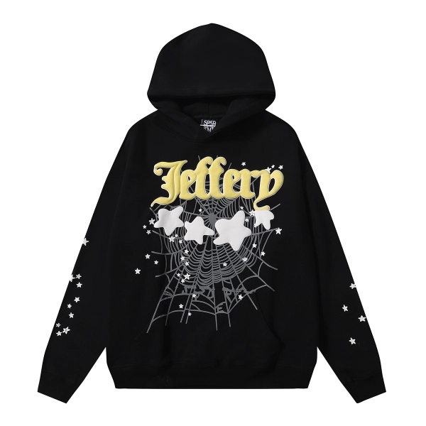 Sp5der Jeffery Hoodie & Sweatpant Set Black