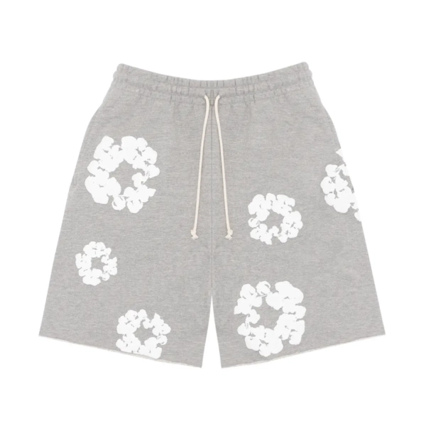 Denim Tears The Cotton Wreath Shorts Grey