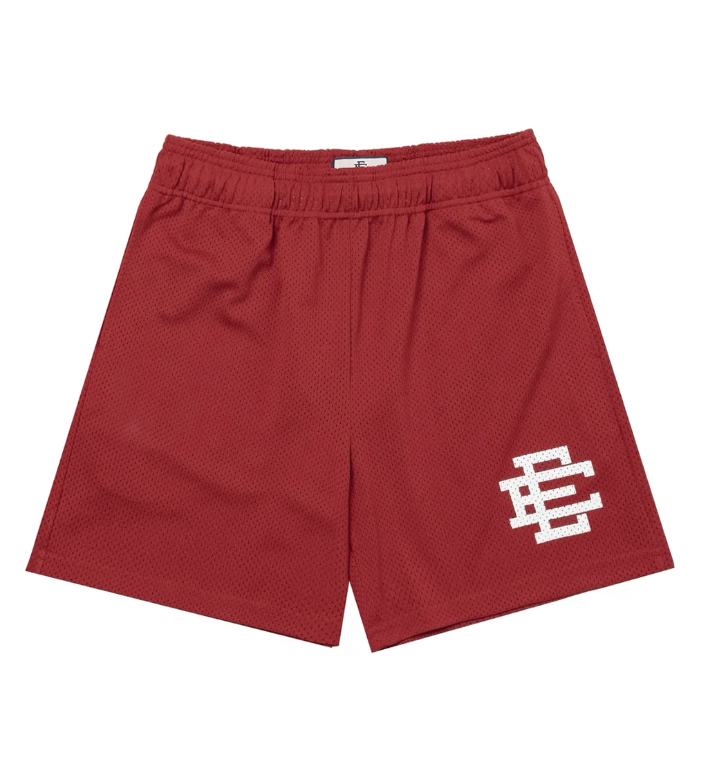 Eric Emanuel Basic Shorts Dark RedWhite