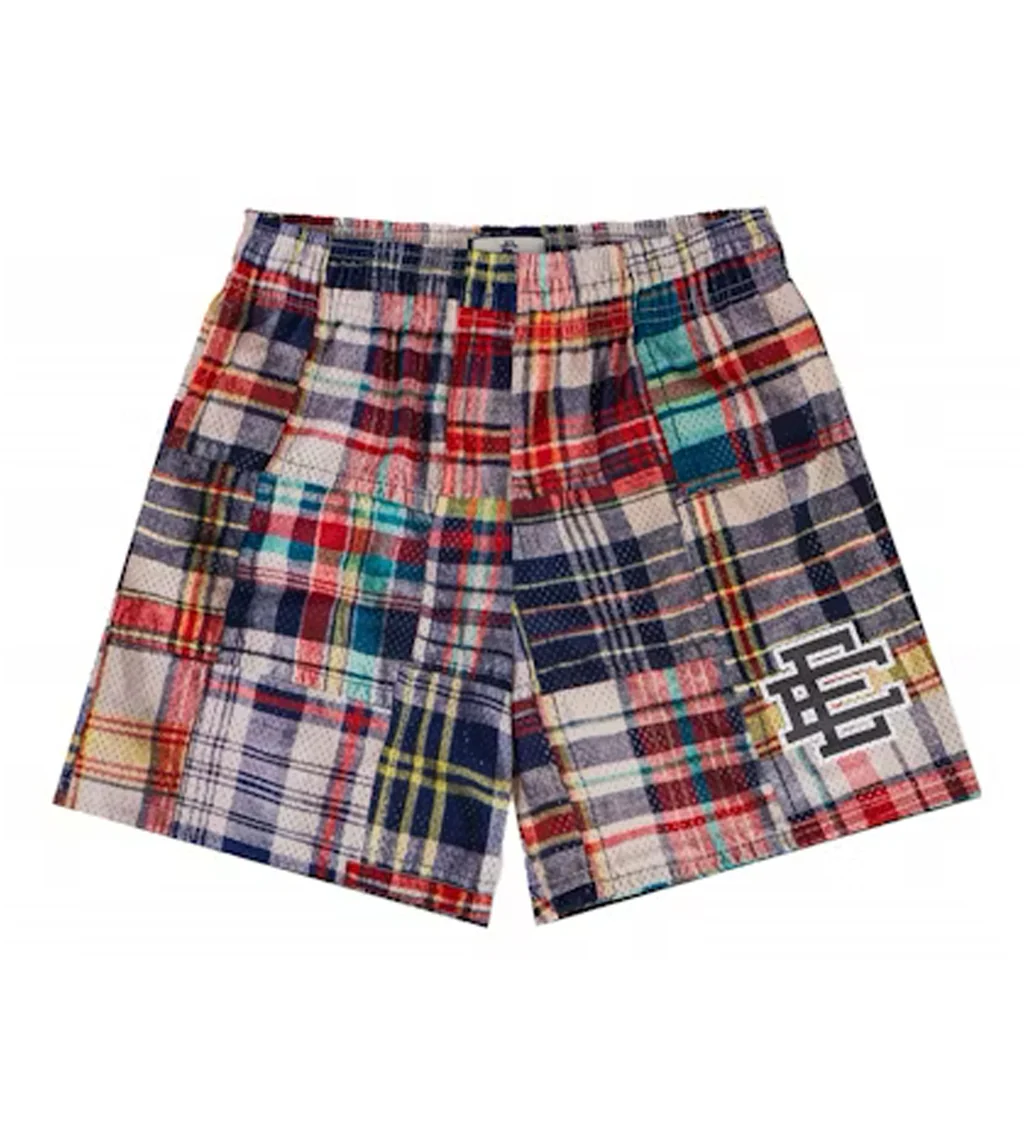 Eric Emanuel Basic Shorts Madras PlaidGrey