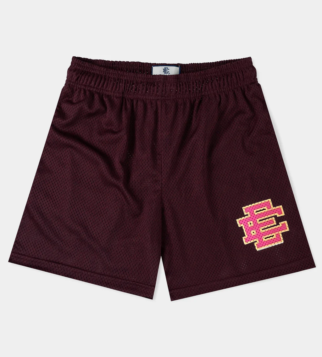 Eric Emanuel Basic Shorts MaroonPink