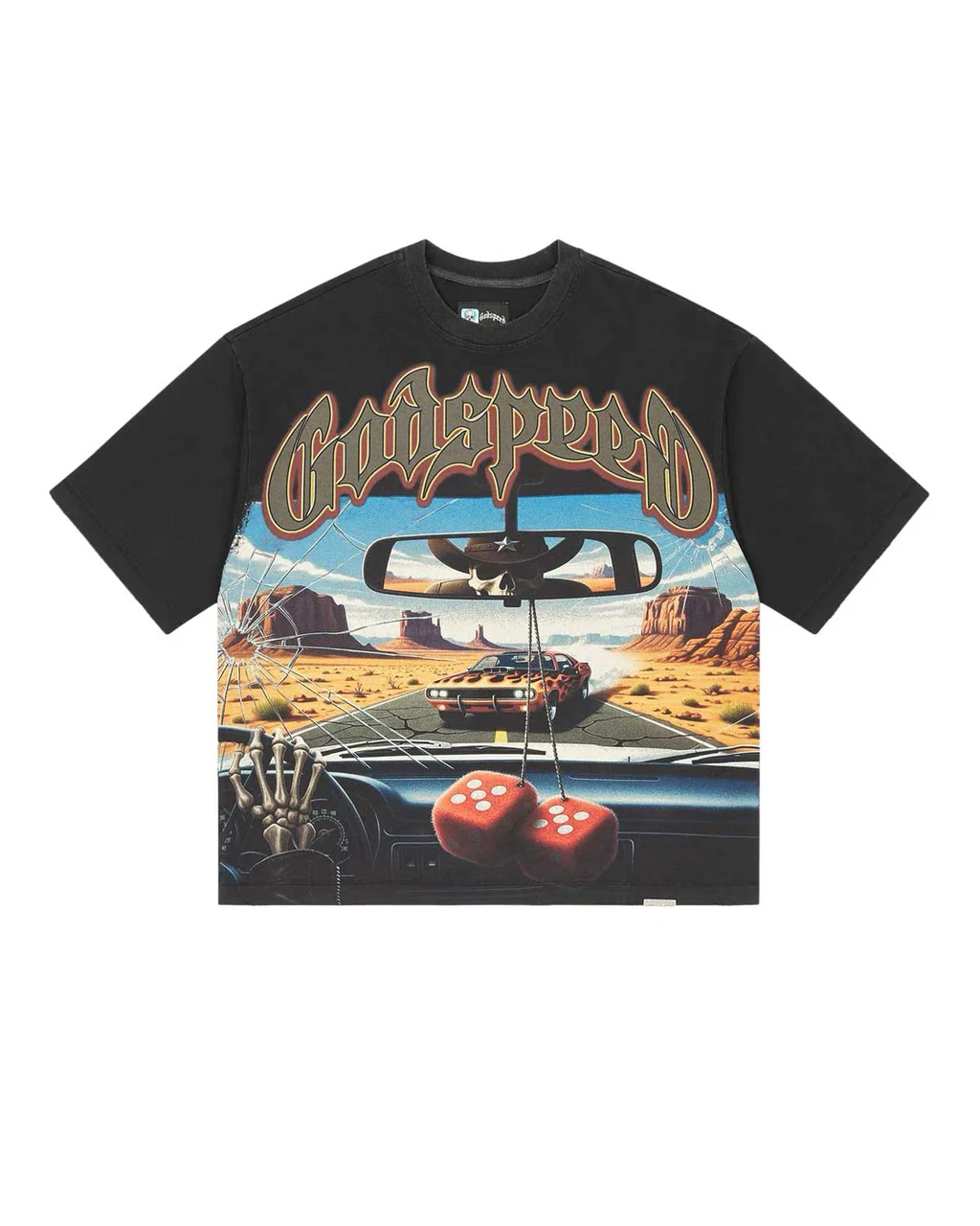 Godspeed On the Run II Tee Black