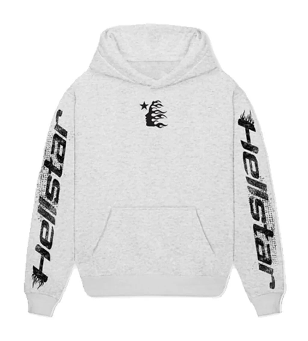 Hellstar Speed Hoodie GreyBlack (Overseas Exclusive 2023)