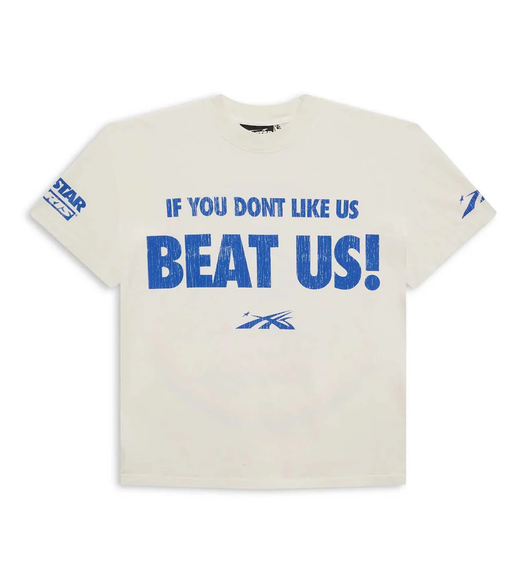 Hellstar Sports Beat Us! Tee (WhiteBlue)