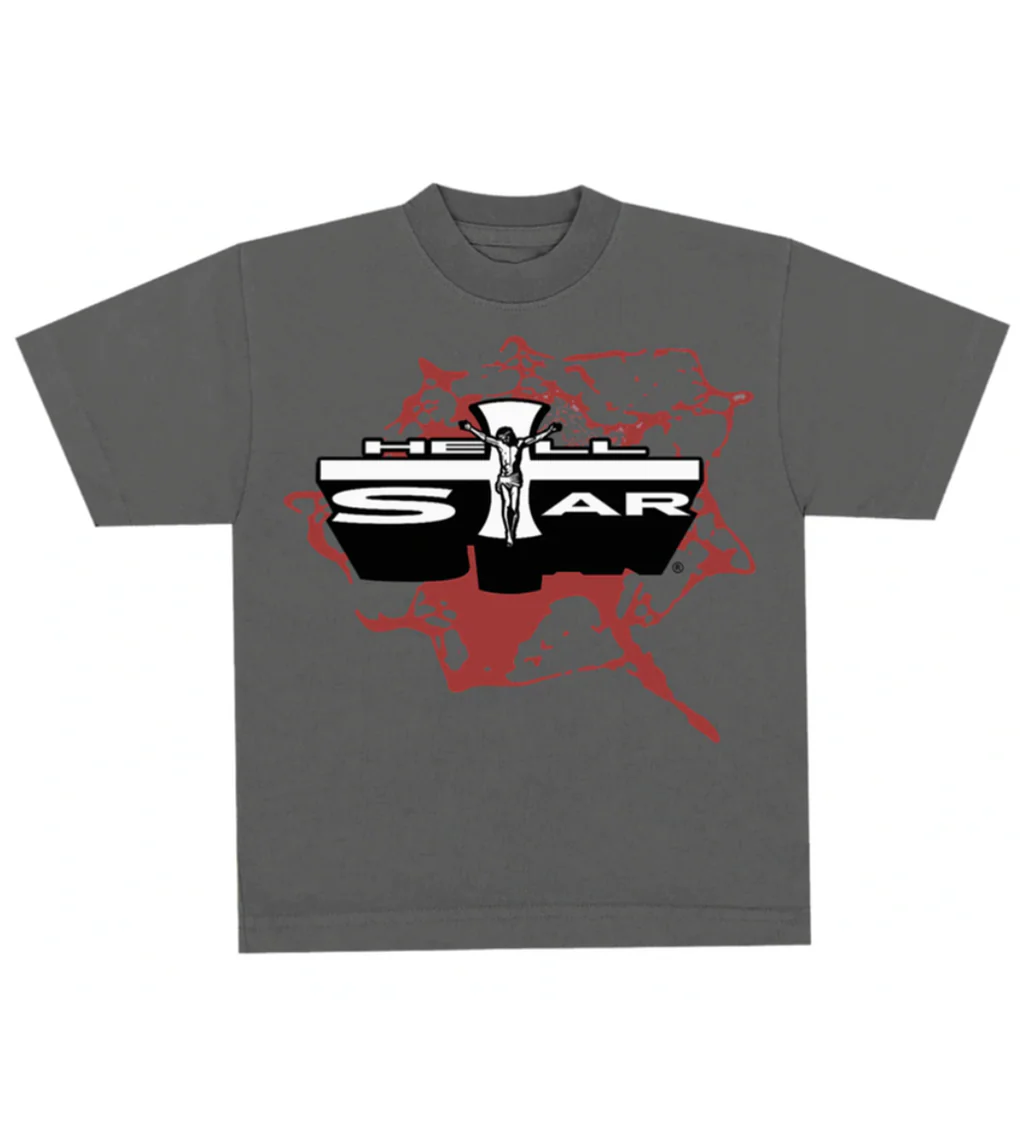 Hellstar Studios Jesus Emblem Tee Grey