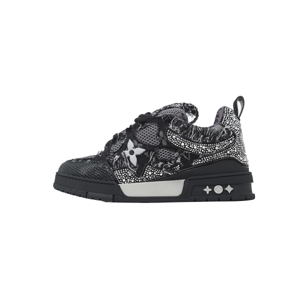 Louis Vuitton LV Skate Trainer Black Swarovski Monogran