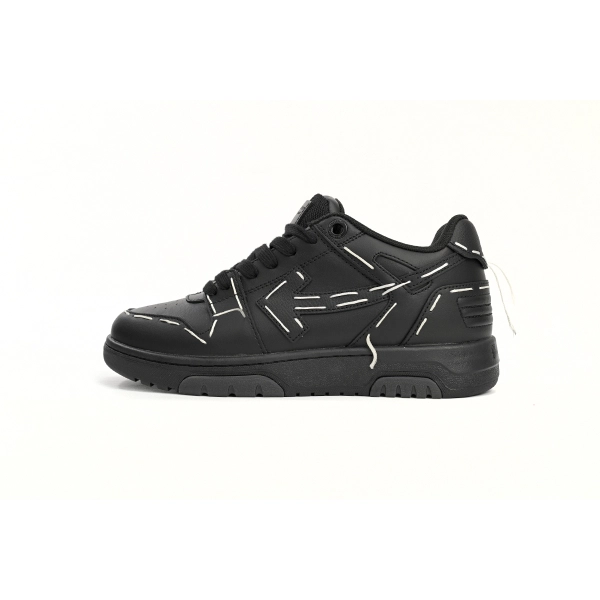 Off-White Out Of Office Sartorial Stitching Black White OMIA189S23LEA0141010
