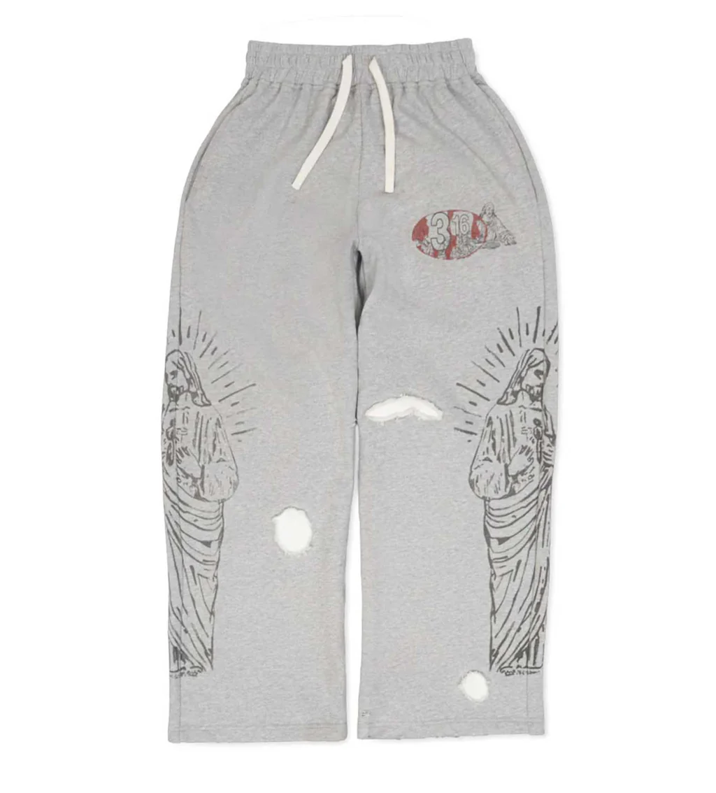 Righteous 316 Distressed Sweats Grey