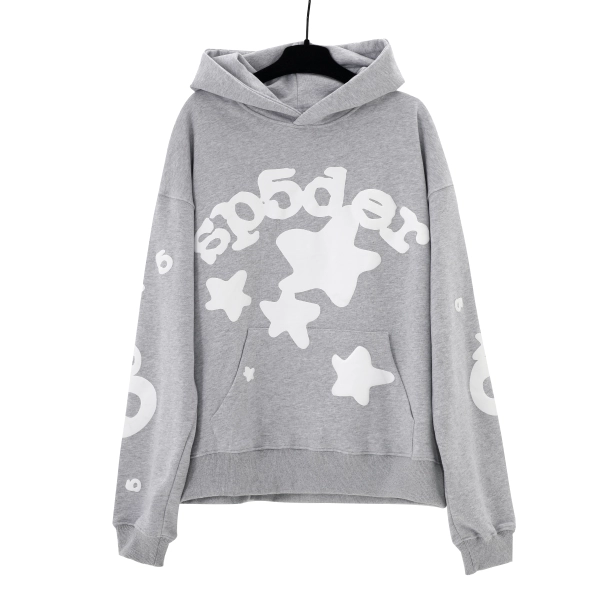 Sp5der Grey Beluga Hoodie #HD05