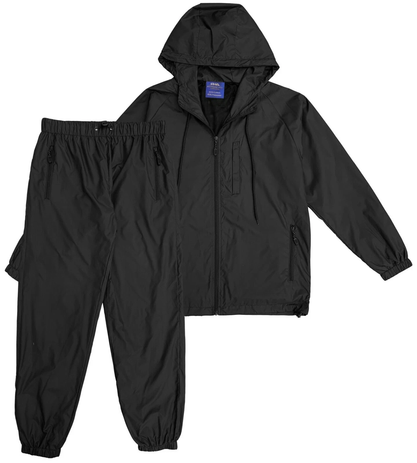 Men's Tracksuit Activewear Windbreaker Jogging Suit Full Top and Bottom Set