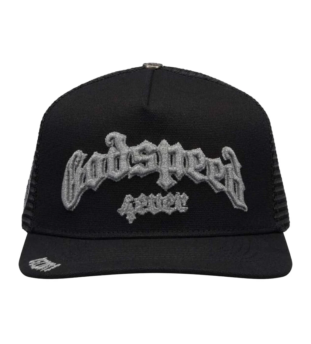 Godspeed Forever Trucker 3M Reflective Hat Black